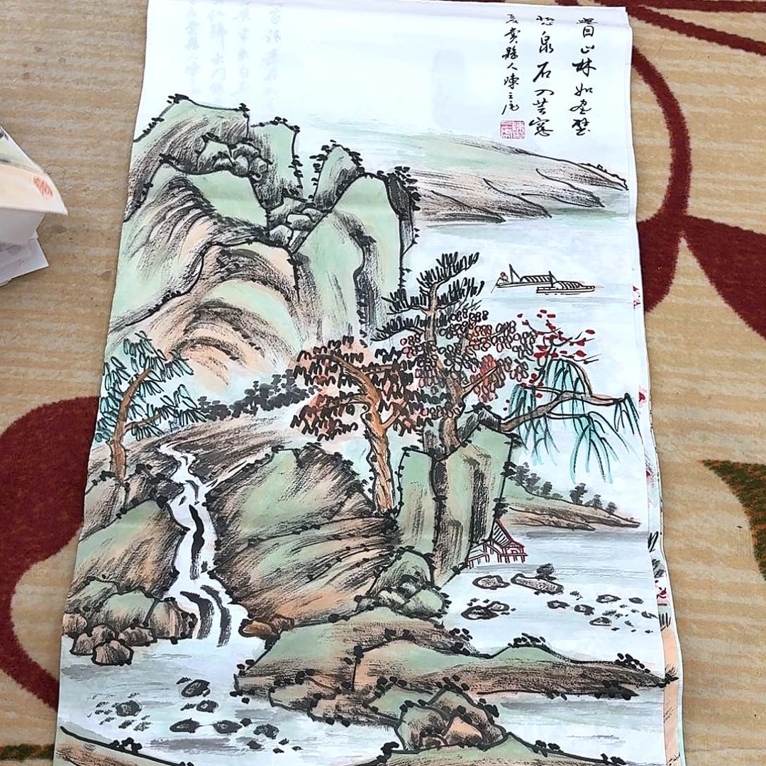国画三尺整纸一张