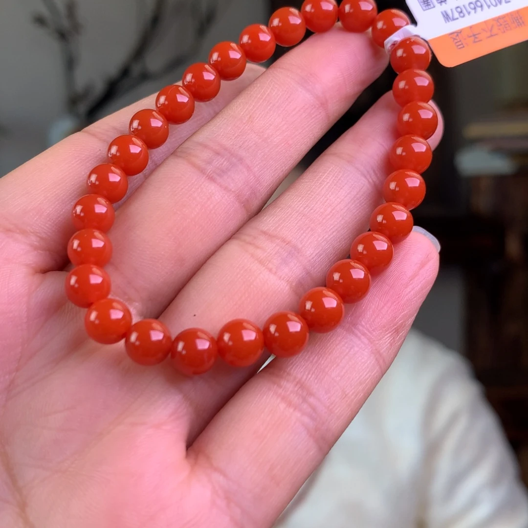 南红玛瑙未镶嵌南红玛瑙锦红卡6