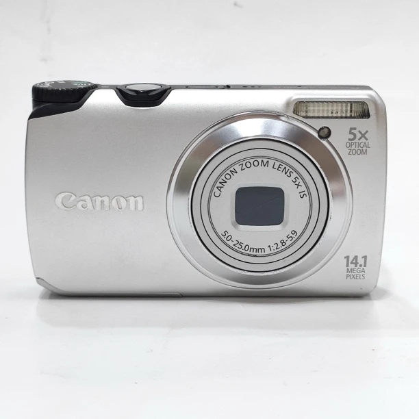 95新 Canon/佳能 a3200银色1410w像素可调色5倍光学变焦ccd