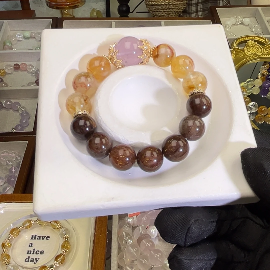 未镶嵌水晶手链赤道金