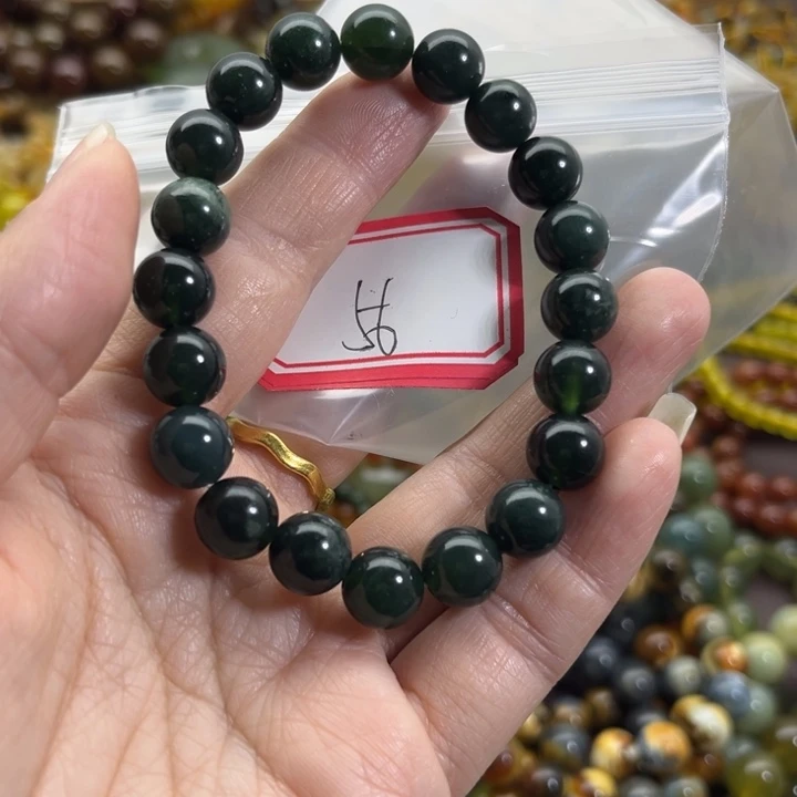 蛇纹石玉未镶嵌手链