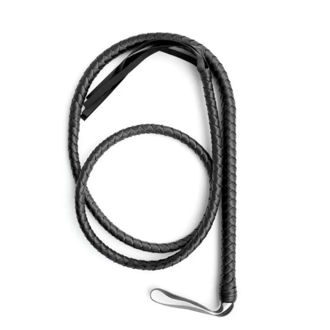 黑色PU皮鞭演出表演拍照道具艾斯德斯cos骑士装备