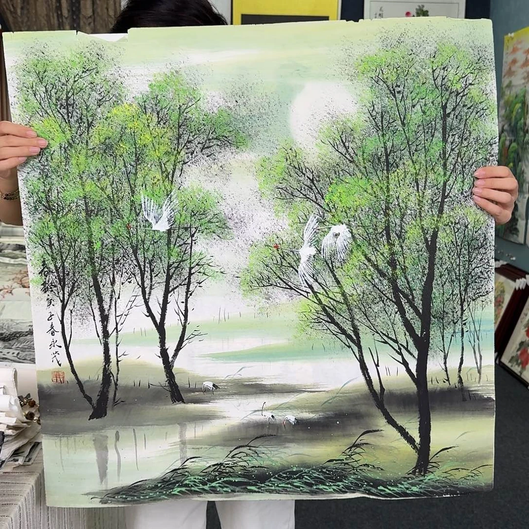 纯手绘的好看作品