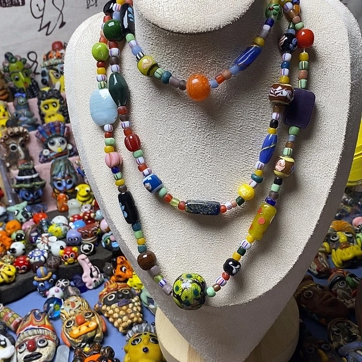 颈饰琉璃多宝链051