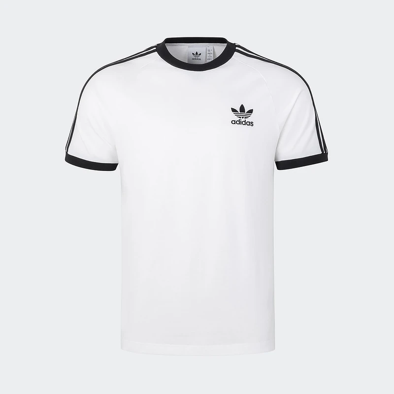 adidas阿迪达斯2025春季新款男子纯棉运动修身短袖圆领T恤 KB2460