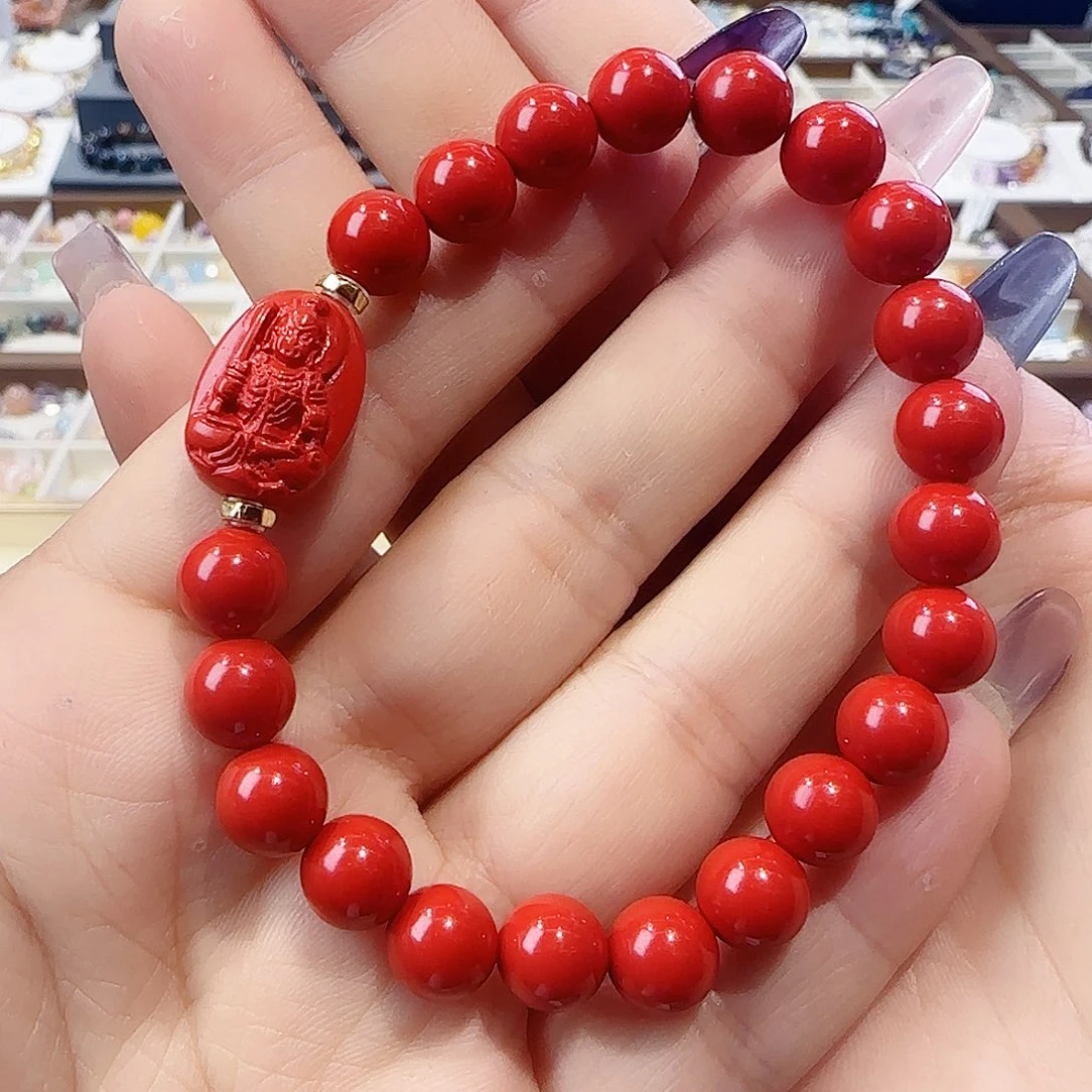 天然辰砂朱砂手串