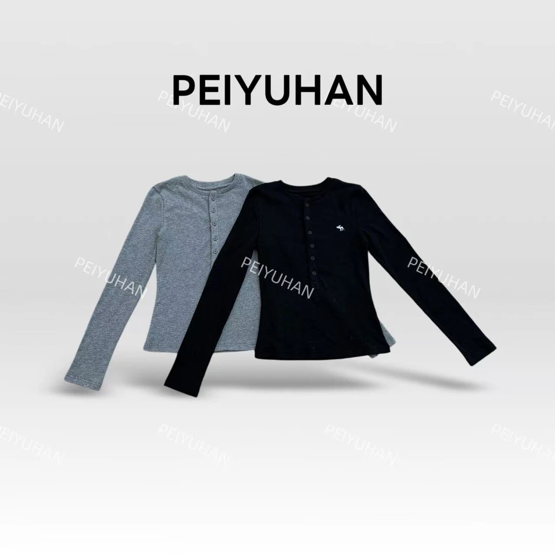 PEIERNA佩佩PC 【绣花圆领T】T恤 T22885 7017027时尚百搭