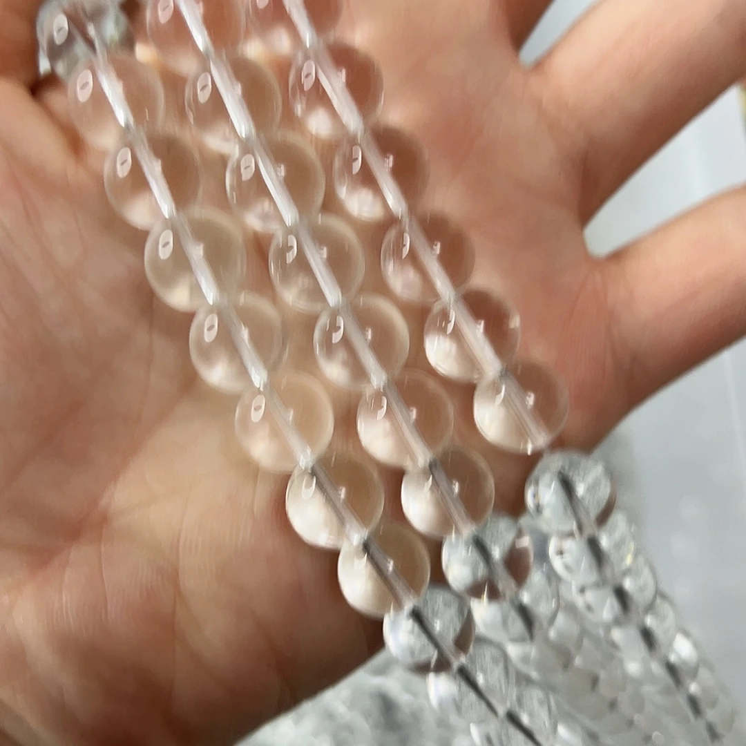 玛瑙/玉髓未镶嵌珠宝半成品，卡10压电白水一条