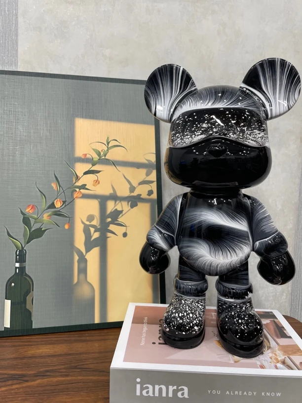 绿肆号（400-450）DIY流体熊创意摆件存钱罐暴力熊手工艺