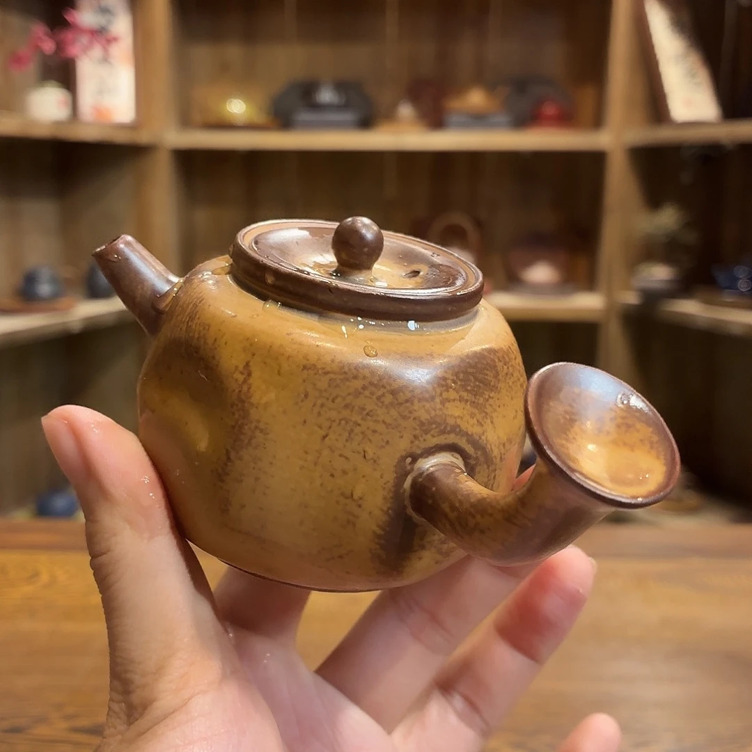 柴烧老岩泥茶器皿