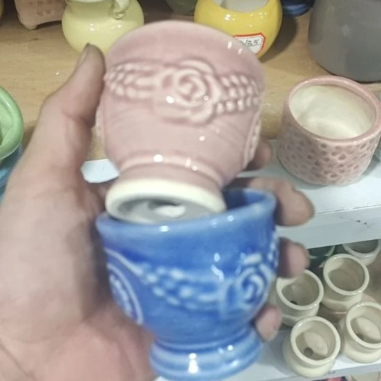 微瑕陶瓷花盆满12包邮