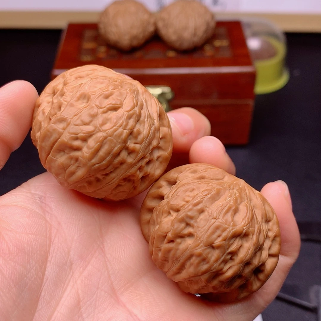 【闪购商品】文玩核桃把件铁锤42➕