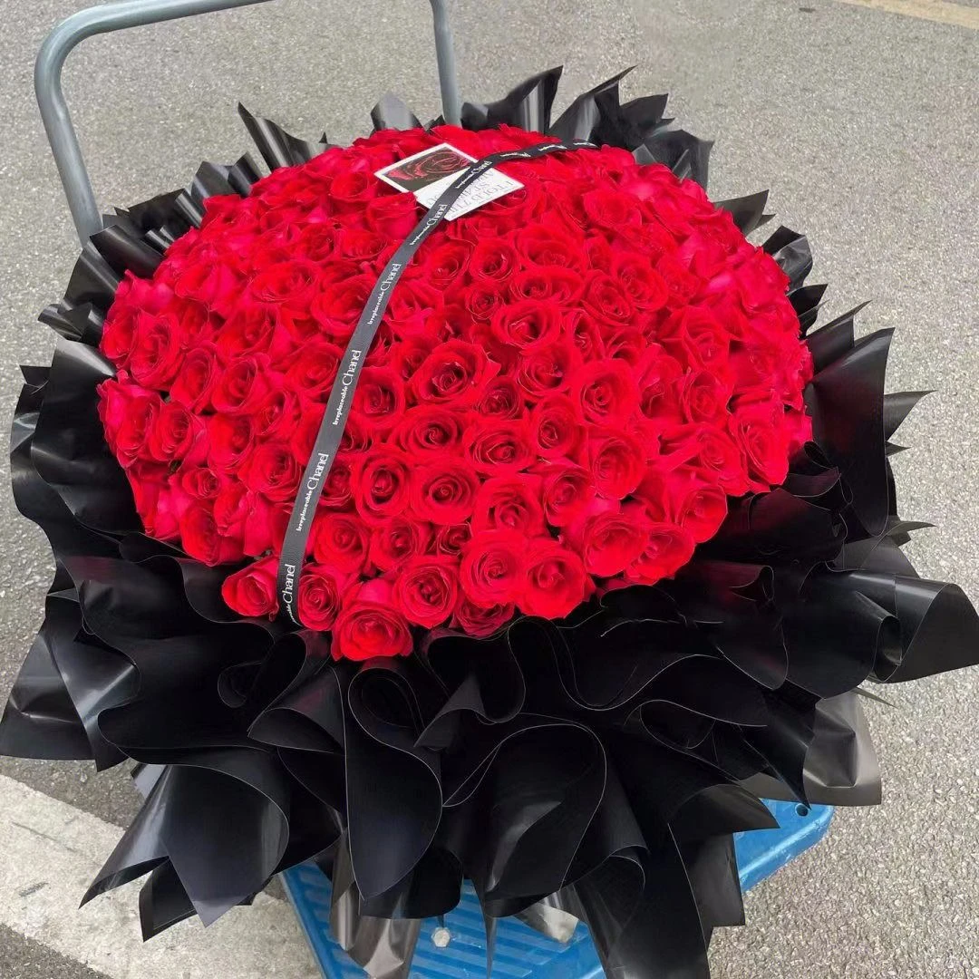 【挚爱我心】199朵红玫瑰大花束求婚表白生日鲜花女士纪念日鲜花送女友爱人花店送花上门