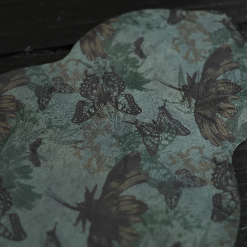 【福器】青烟蝴蝶葫芦茶席25cm×32cm(YS-33)（知度0024）