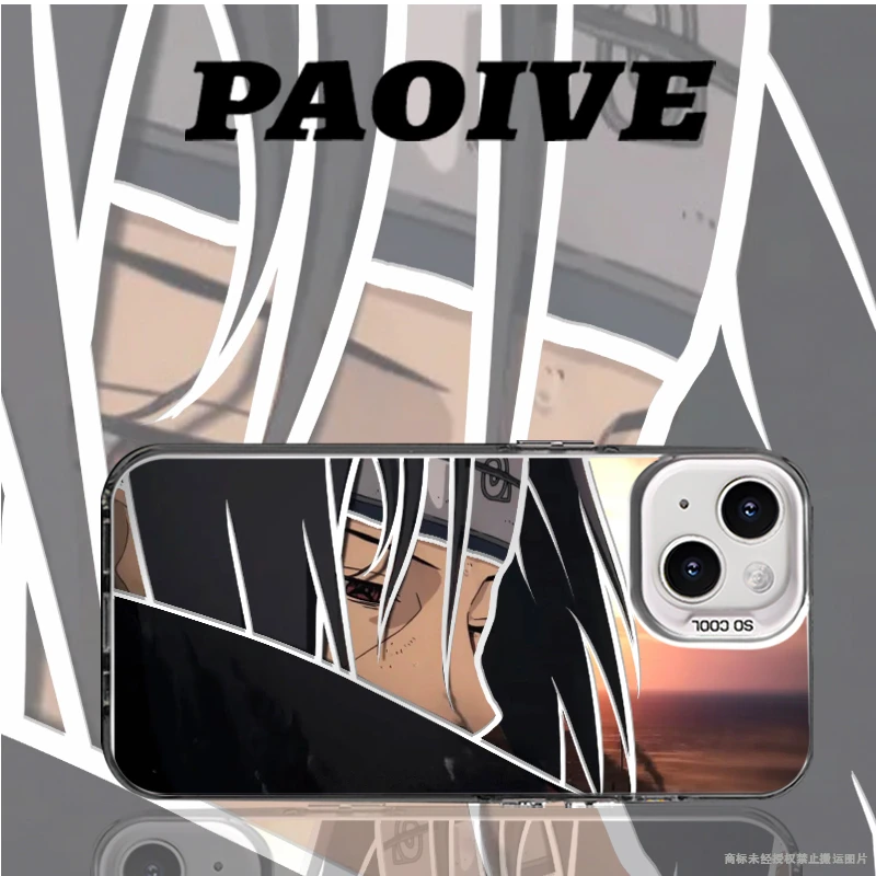 宇智波斑创意适用苹果华为vivoiPhone小米三星防摔彩银手机壳