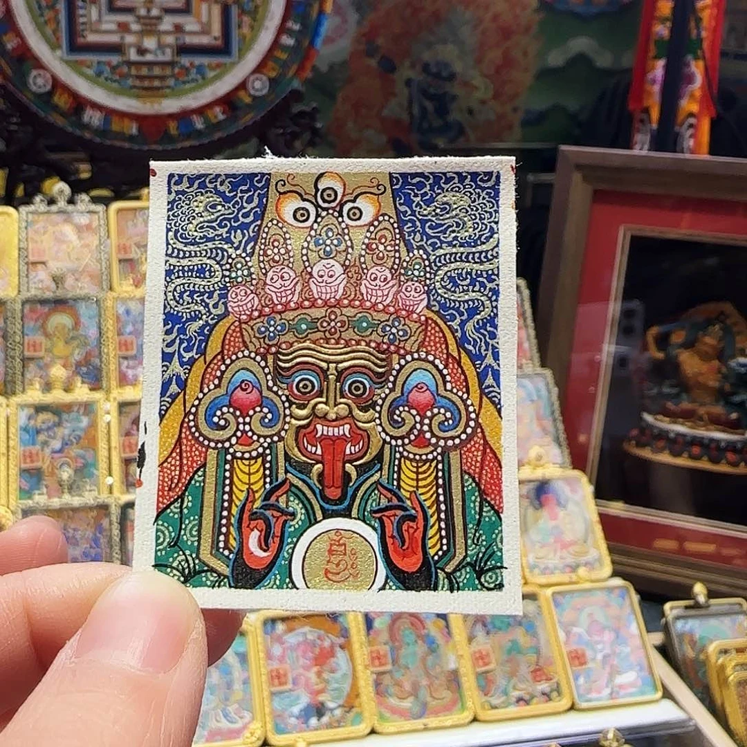 装裱画A****?扎基拉姆双面的