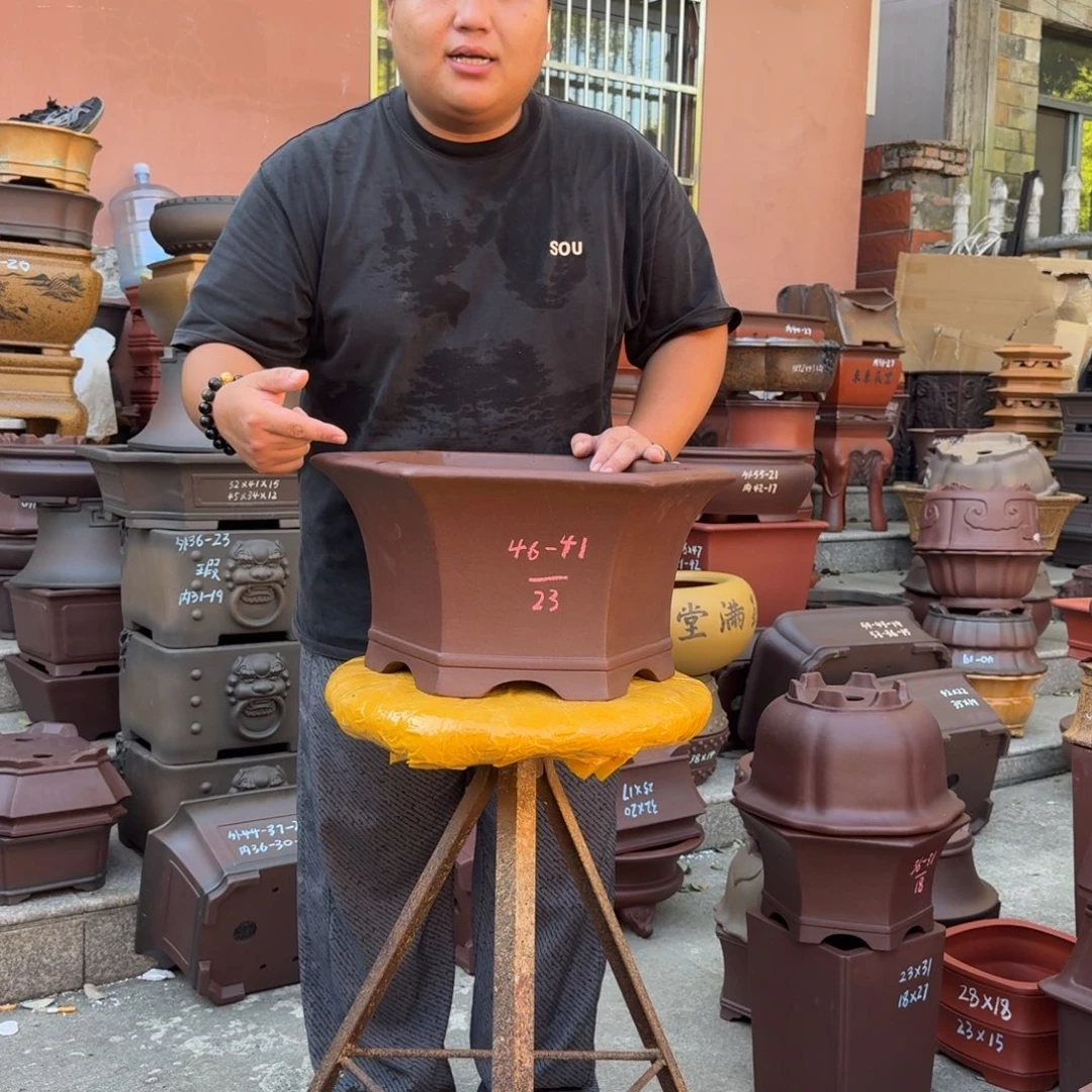 紫砂花盆紫砂花盆