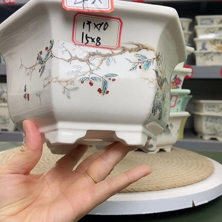 紫砂宜兴紫砂花盆