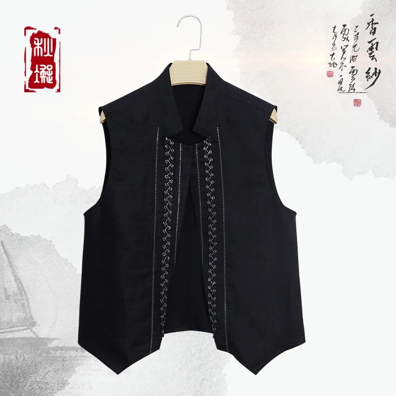 秋凝桑蚕丝马甲241014