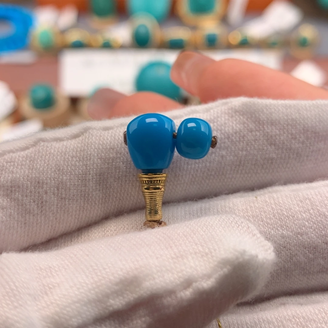 绿松石18K金镶嵌绿松石6