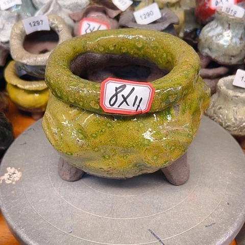 粗陶花盆手工花盆