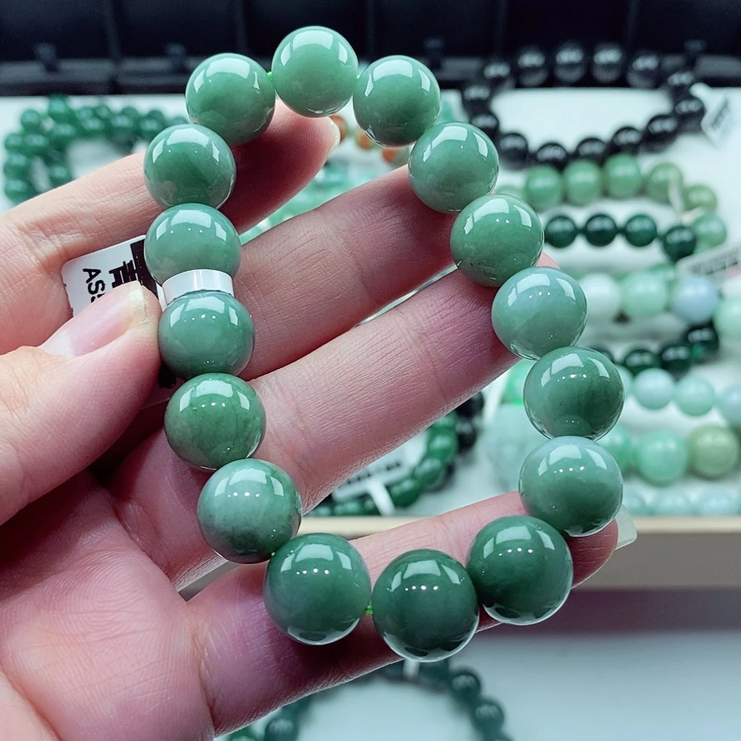 翡翠未镶嵌毛衣链