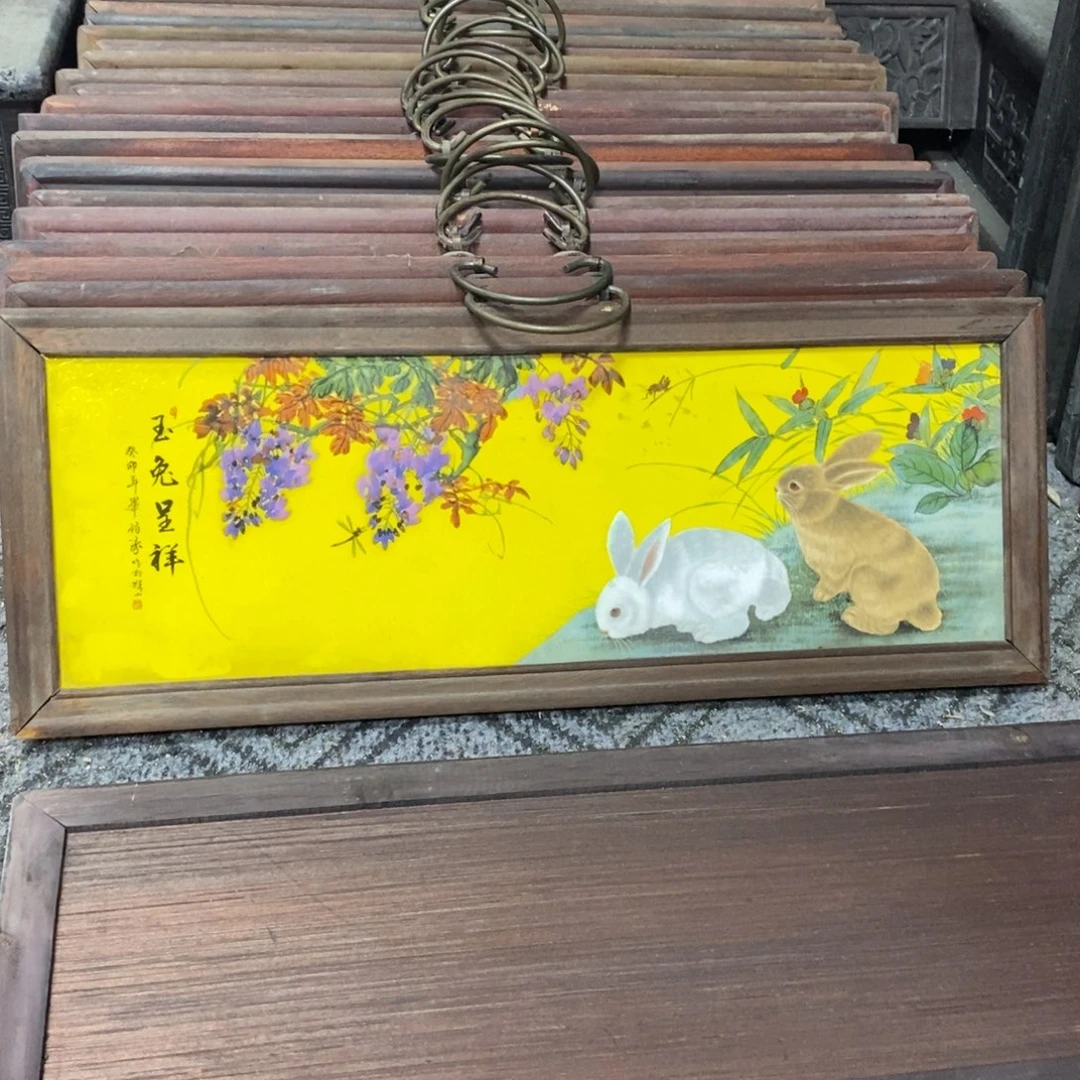 瓷53*21 景德镇瓷板画柴窑烧制