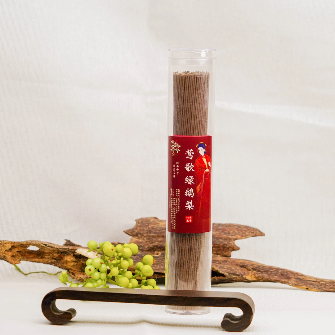 莺歌绿鹅梨沉香线香100克