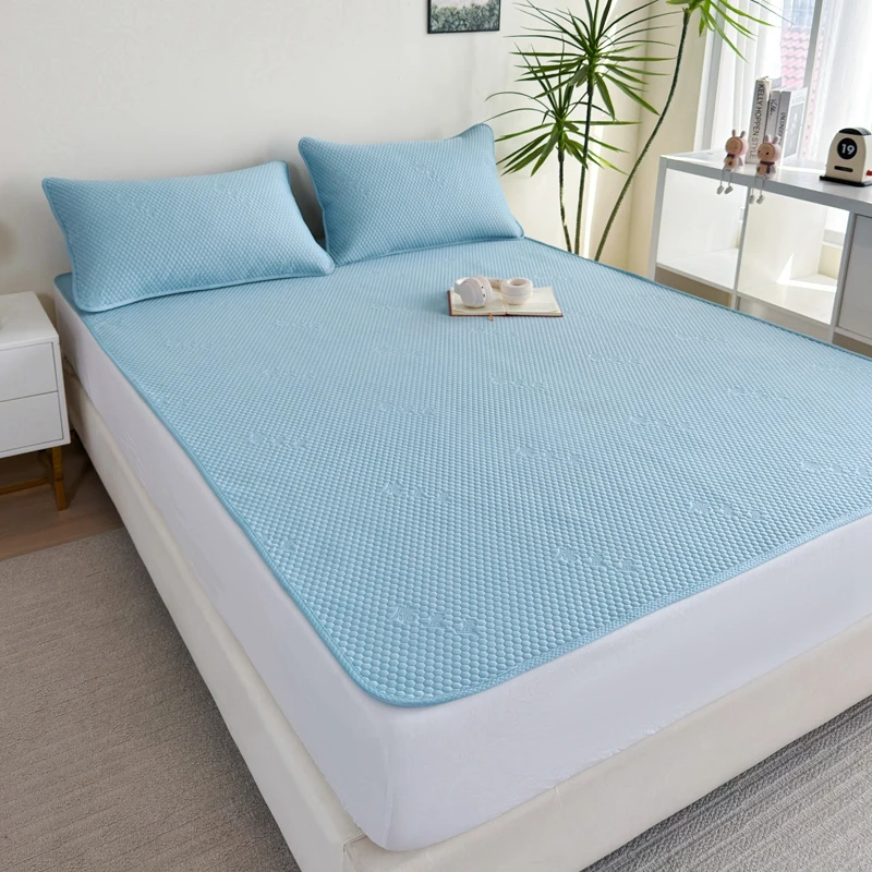 2025新款冰感豆豆凉席三件套W