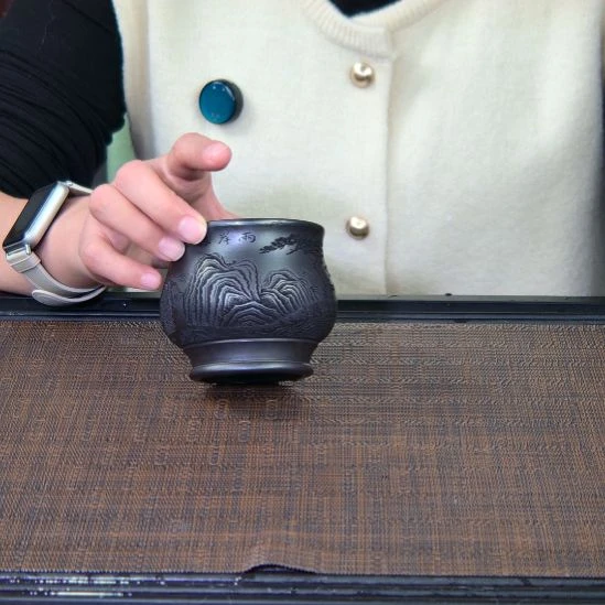 紫砂茶杯高货放漏