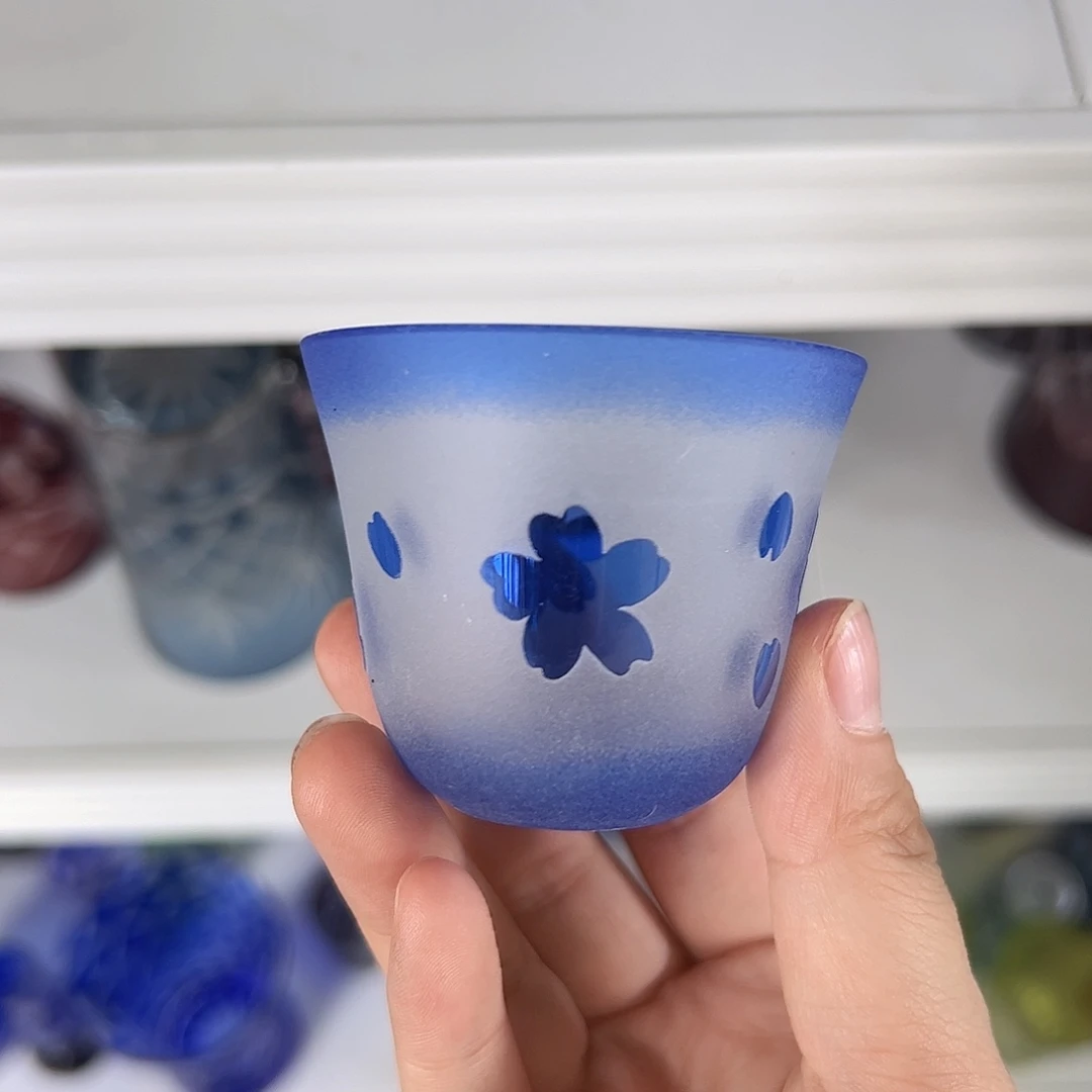 水晶玻璃高脚款微瑕一个