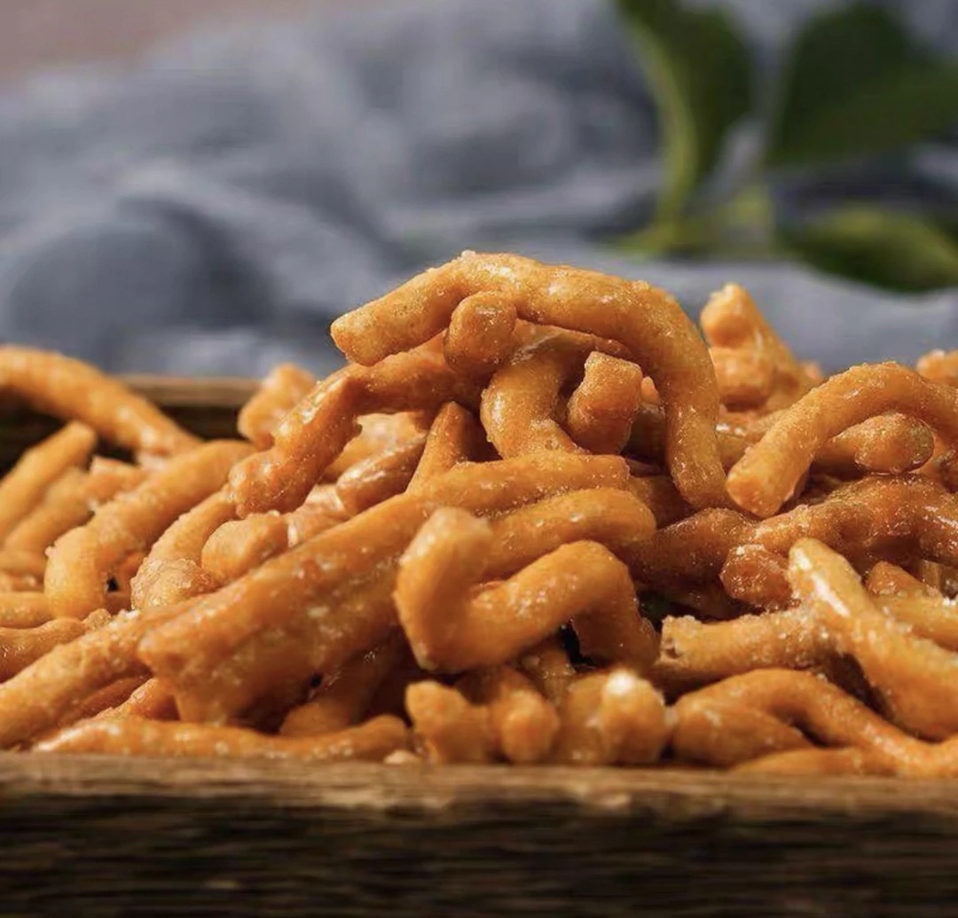 炒糖条脆条老式传统点心小吃