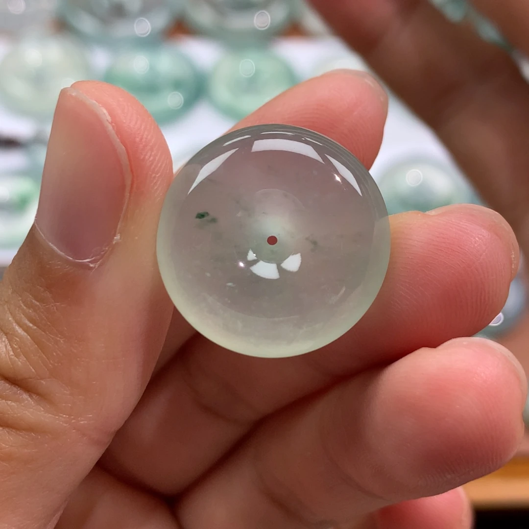 翡翠未镶嵌颈饰21.4-8.2