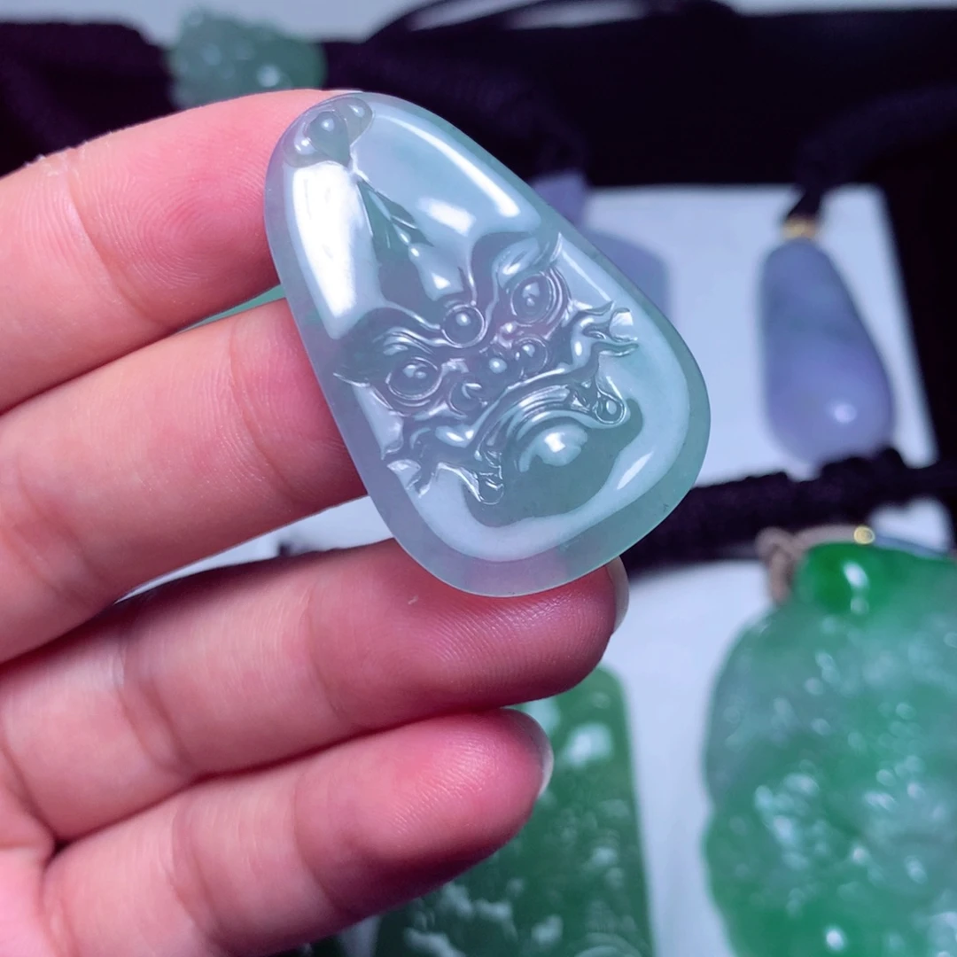 翡翠未镶嵌颈饰天然a货翡翠