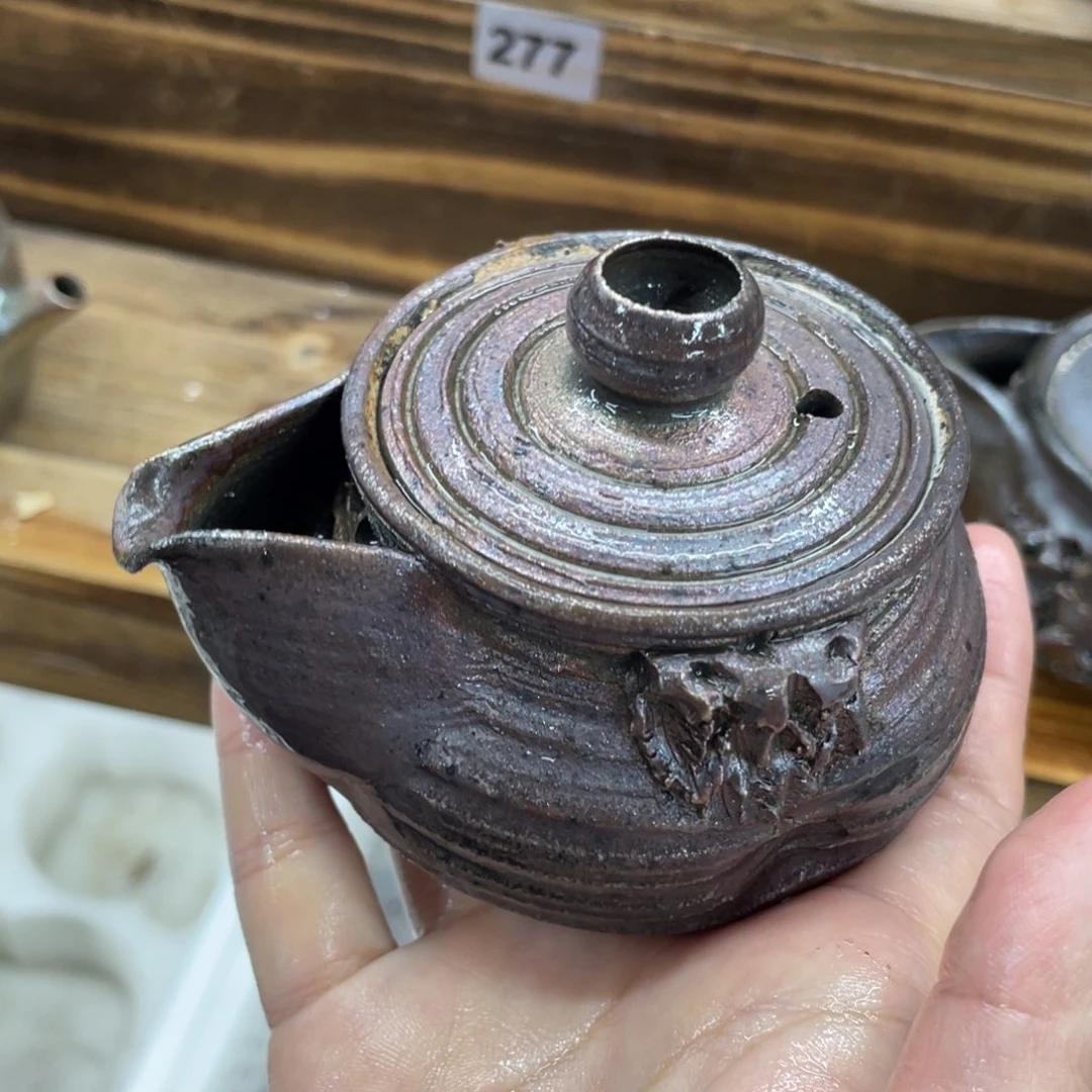 茶壶柴烧柴烧茶壶