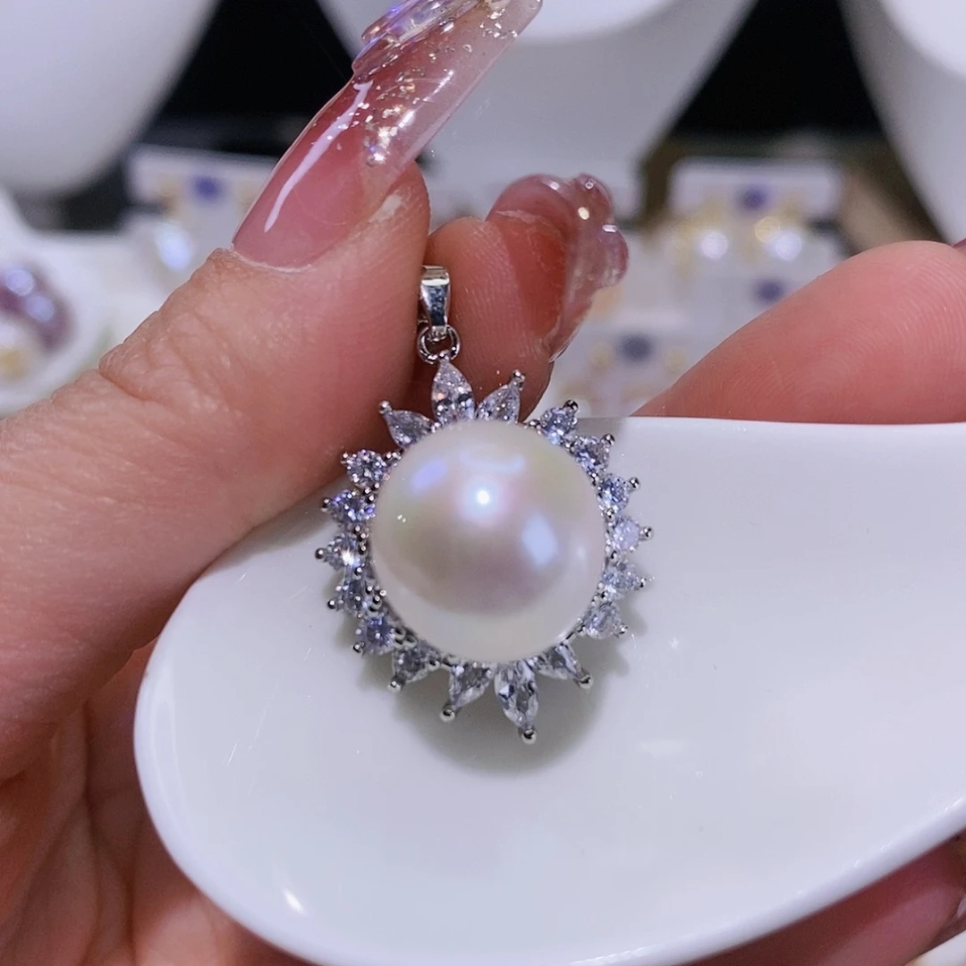 淡水珍珠颈饰合金