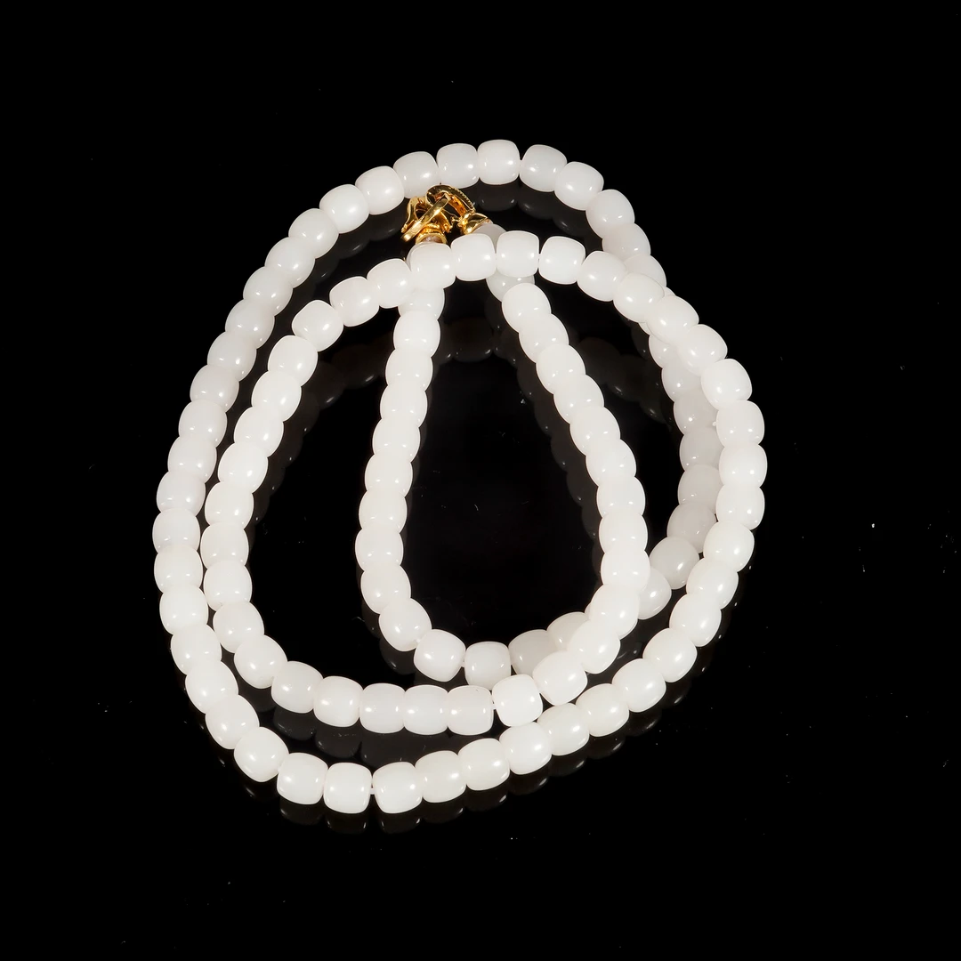 LOT.049羊脂白玉项链/X3895