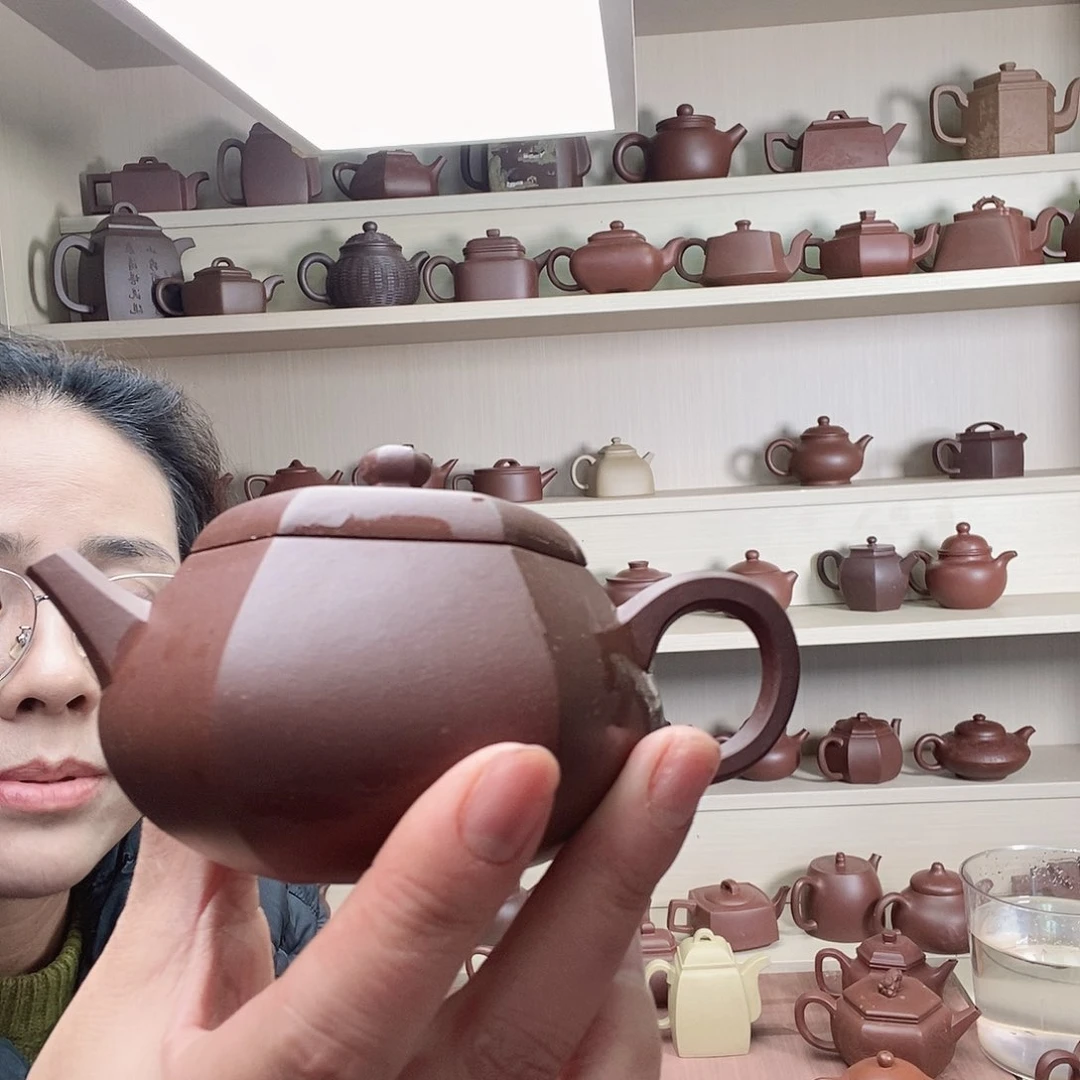 紫泥茶壶最***线宝山底漕清泥，文旦壶