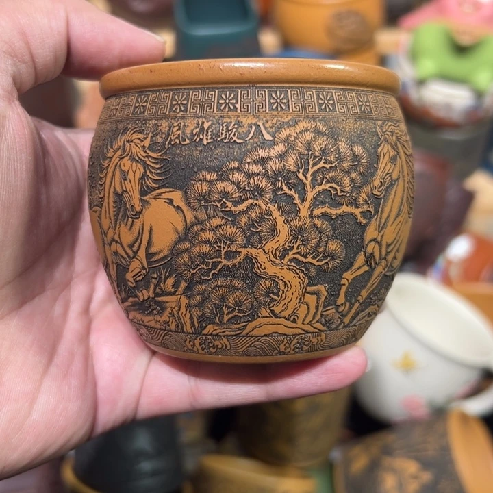 紫砂茶杯宜兴紫砂主人杯