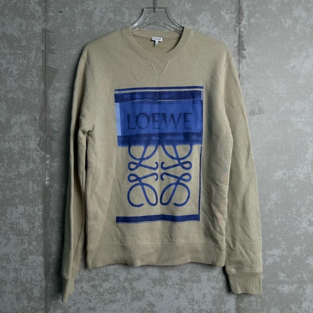 未使用 LOEWE/罗意威 XS/罗意威大Logo图案印花圆领卫衣/12582/JP