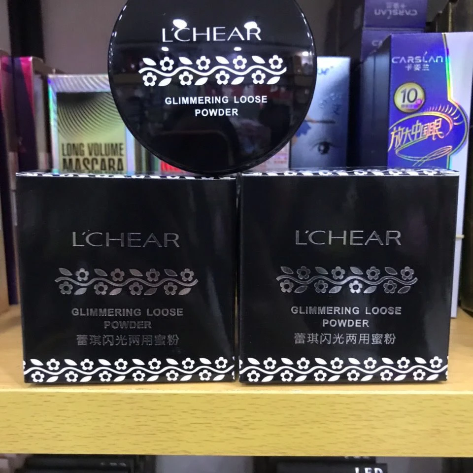 蕾琪L'CHEAR透明无瑕两用蜜粉散粉定妆粉控油防水不脱妆