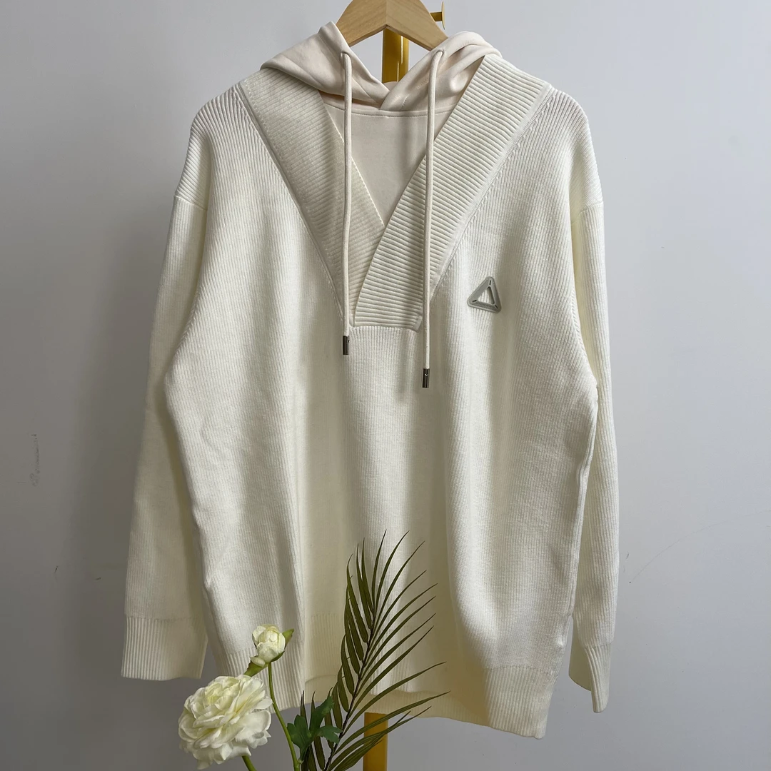 【B010】小众设计潮牌男女同款设计师简约帽衫毛衣