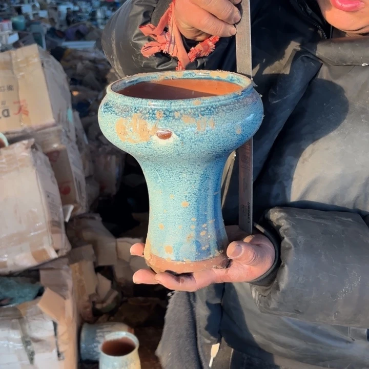 红陶口径 高度 花盆15 21