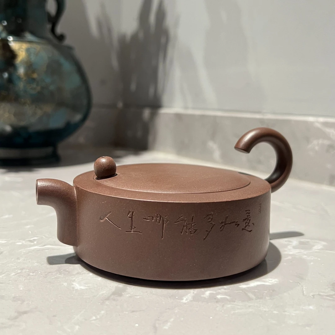 葛军陶坊 原创设计 问系列《称心》紫砂壶自用 高端 送礼 茶具