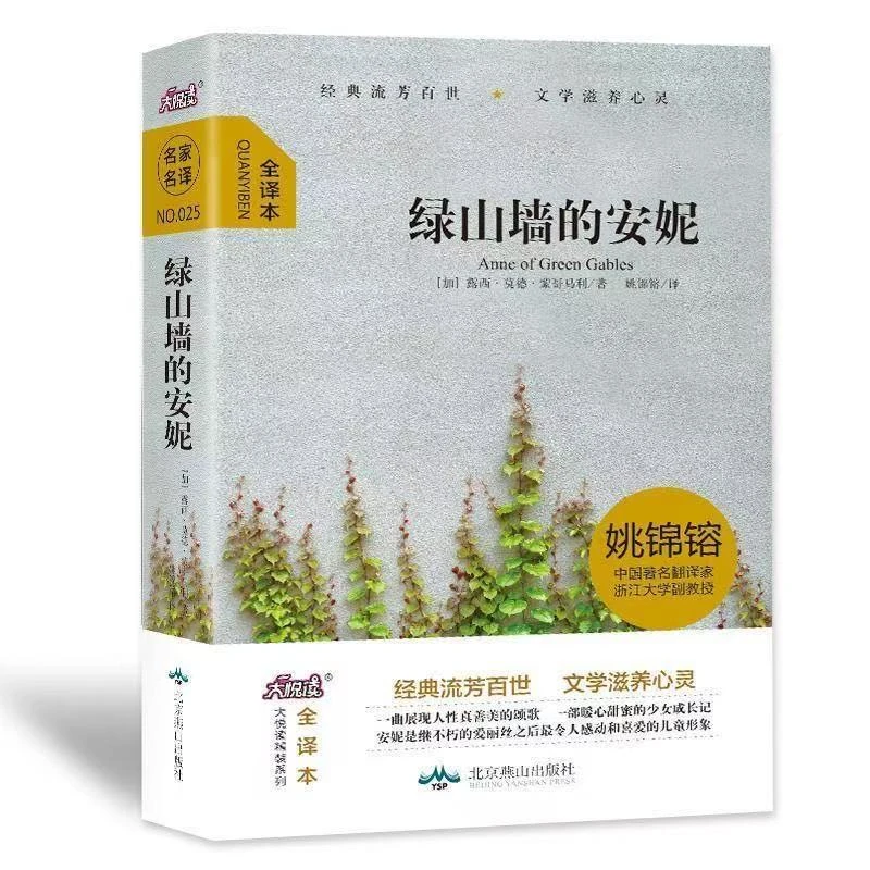 微瑕 精装正版世界名著绿山墙的安妮适合初中生阅读