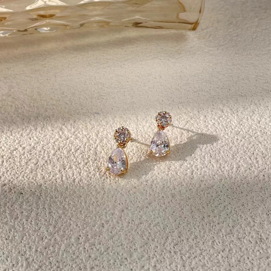 【高端嘉选】大白石耳钉——————————