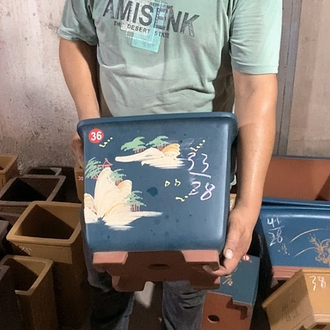 花盆紫砂手工艺品