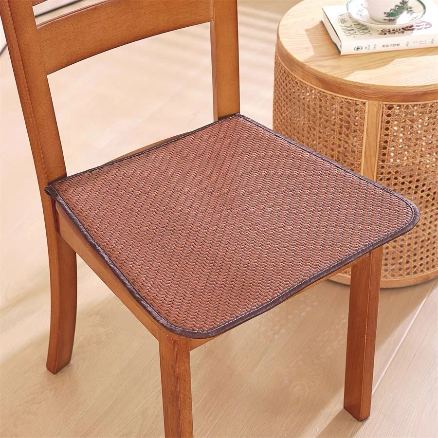 久坐适用冰藤透气防滑坐垫学生办公室餐桌电脑椅通用定制