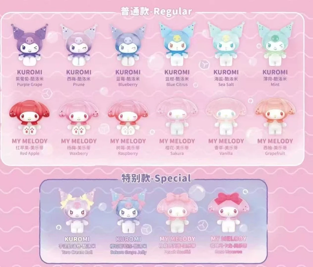 【林子今日浮浮】三丽鸥酷洛米&美乐蒂波子汽水系列盲袋