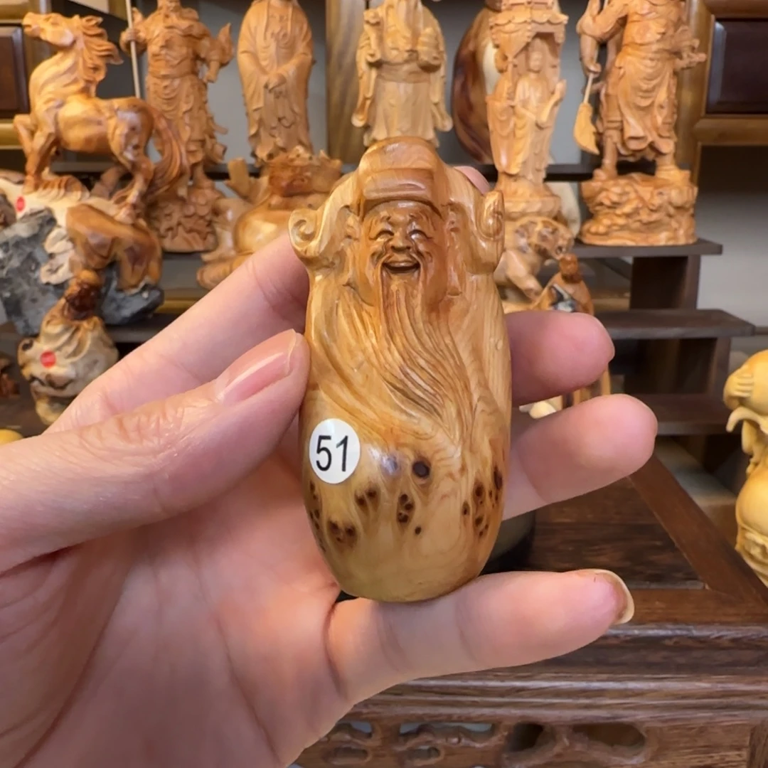 崖柏小木匠艺雕一物一拍